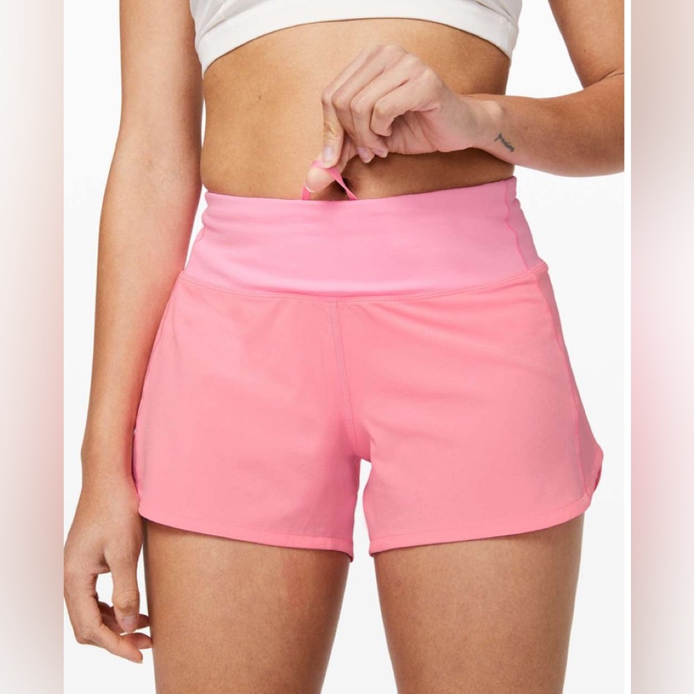 lululemon athletica Pink High-Rise Athletic Shorts